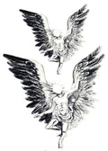 Temporary Angel Design Tattoo (Waterproof)