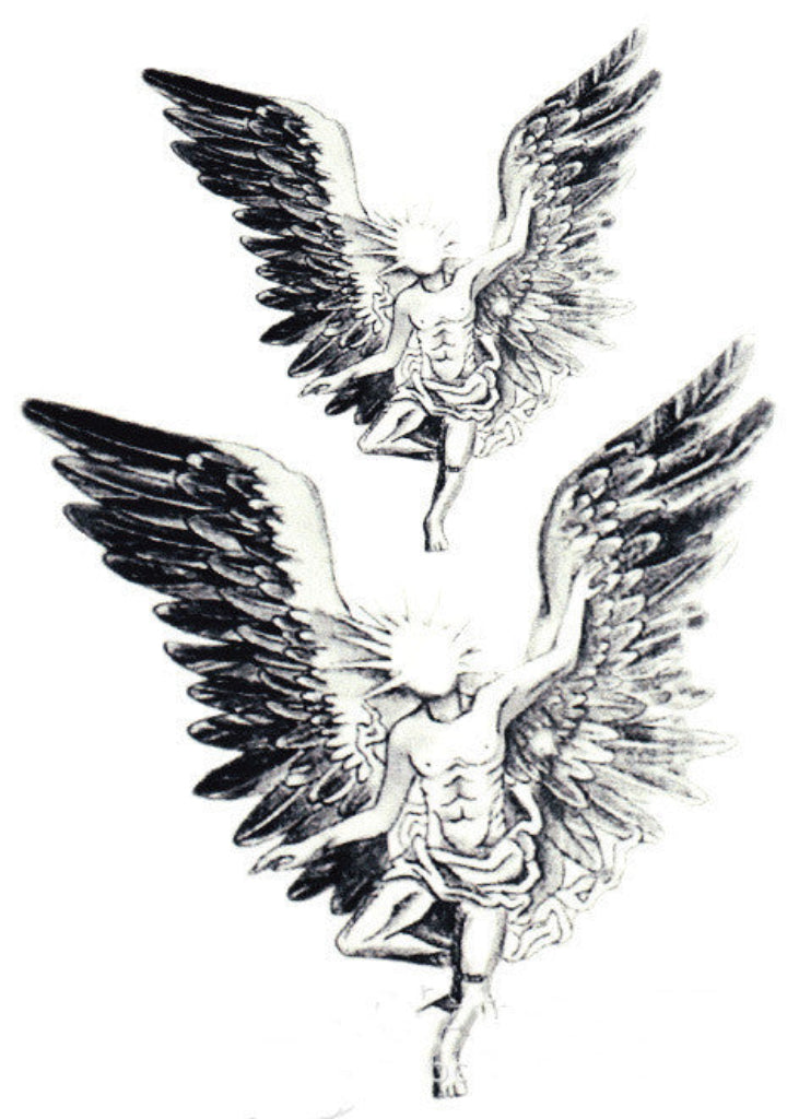 Temporary Angel Design Tattoo (Waterproof)
