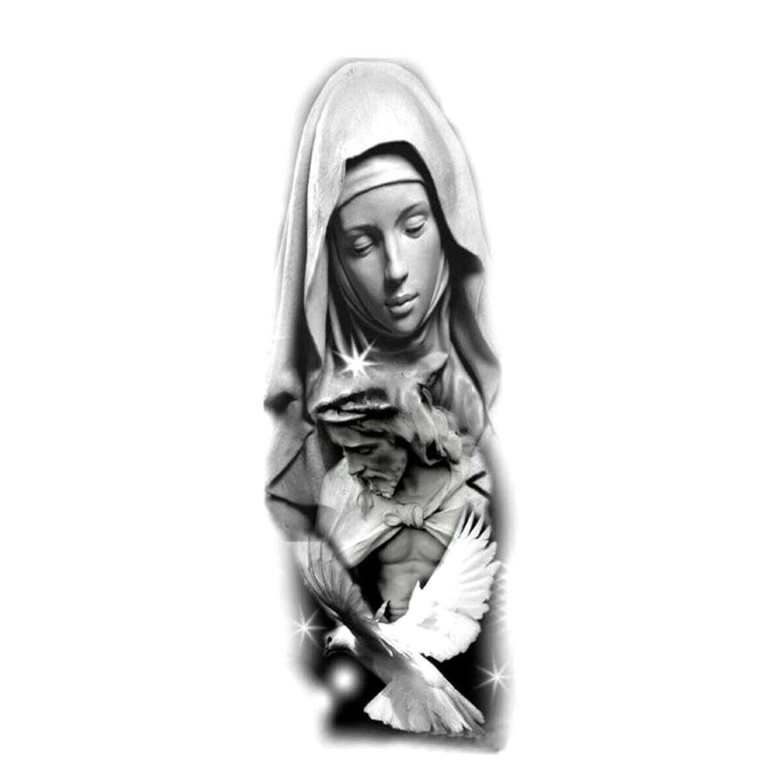 Temporary Arm Sleeve Tattoo (Waterproof) - CHRISTIAN DOVE DESIGN