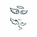Temporary Angelic Tattoo (Waterproof)