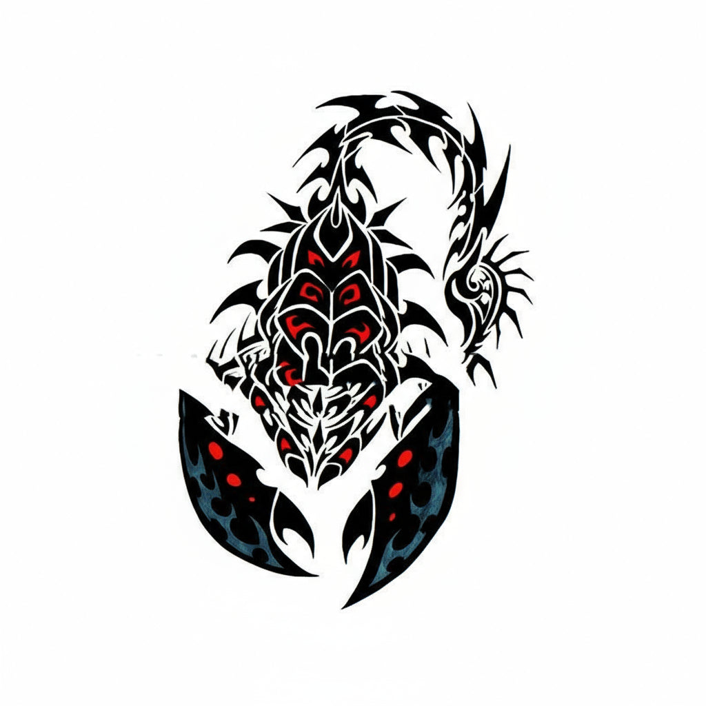 Temporary Scorpion Design Tattoo (Waterproof)